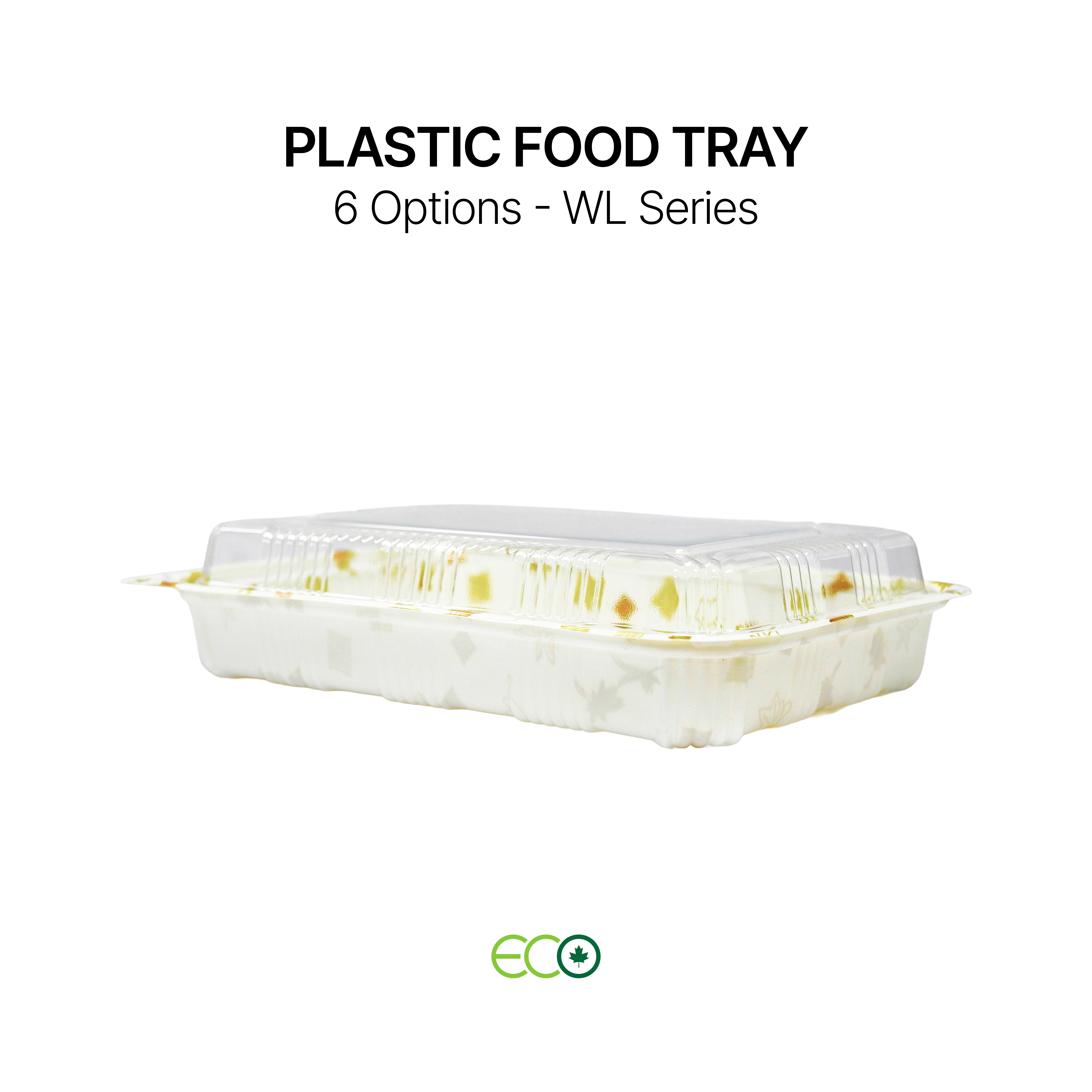 Plastic Food Tray (6 Sizes)